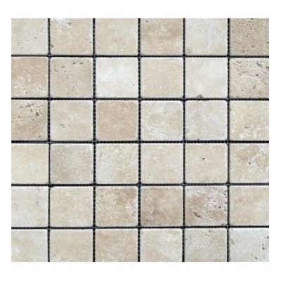 MOSAIQUE TRAVERTIN VIEILLI 4.8x48 light mix