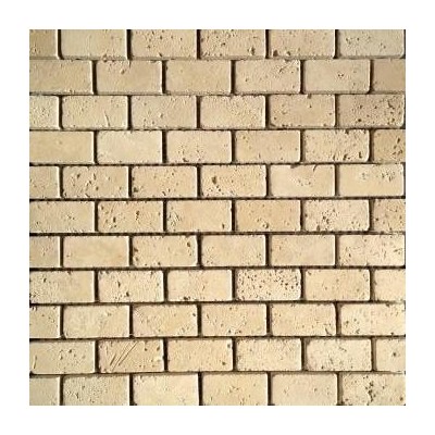 MOSAIQUE TRAVERTIN BRICK 2.3x48 light mix