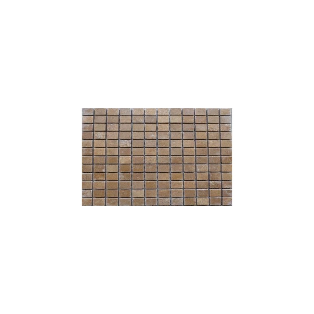 MOSAIQUE TRAVERTIN VIEILLI 2.3x2.3 NOCE MOSAIQUE TRAVERTIN VIEILLI 2.3x2.3 NOCE